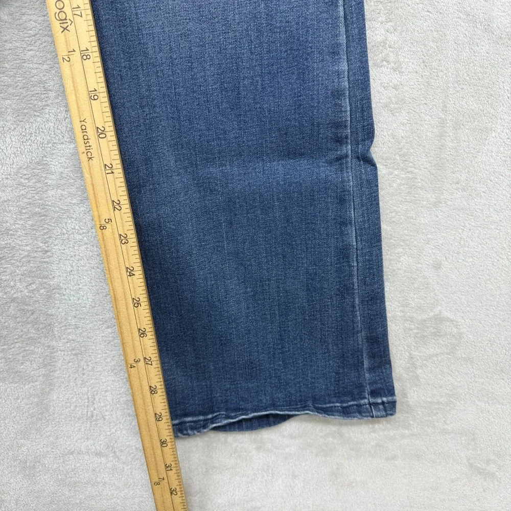 Democracy Jeans‎ Women's 4 Flare Boho Blue Distressed Ab Technology Casual Denim
